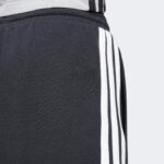 adidas Essential 3 Stripes French Terry Erkek Siyah Şort