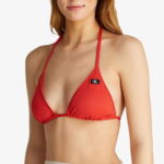 Calvin Klein Üçgen Kadın Kırmızı Bikini Üstü