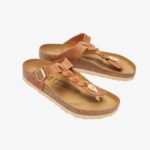Birkenstock Gizeh Leoi Braided Kadın Kahverengi Terlik