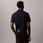 Calvin Klein Supima Erkek Mavi Polo