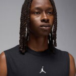 Jordan Dri-Fit Sport Erkek Siyah Kolsuz T-Shirt