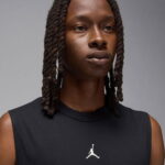 Jordan Dri-Fit Sport Erkek Siyah Kolsuz T-Shirt