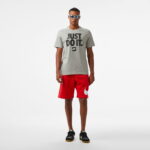 Nike Sportswear Verbiage Erkek Gri T-Shirt