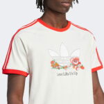 adidas Cali Erkek Beyaz T-Shirt