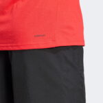 adidas Essentials Feelready Logo Erkek Kırmızı Antrenman T-Shirt