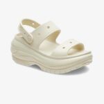 Crocs Classic Mega Crush Kadın Krem Sandalet