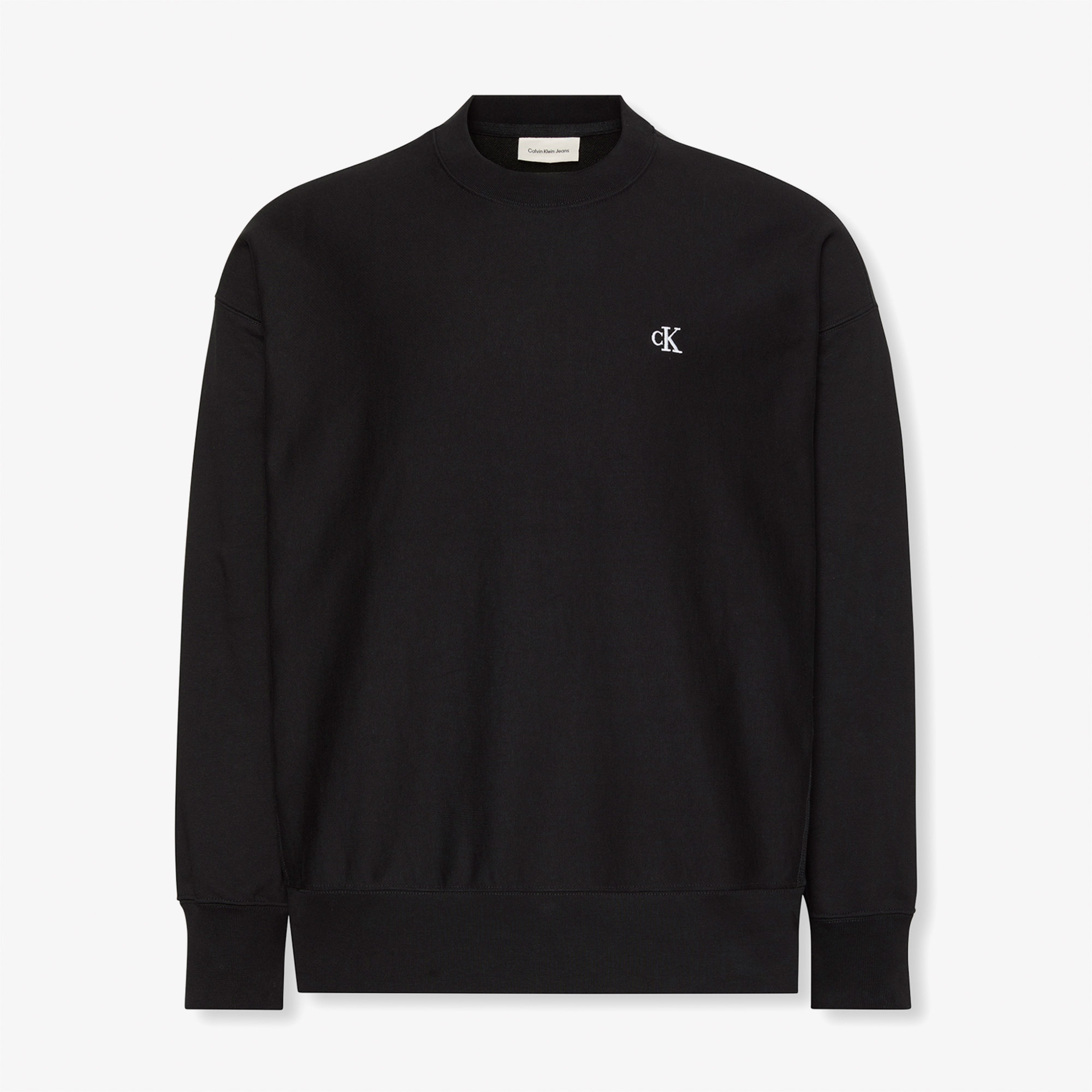 Eeb71Ec8-603D-4C0B-B387-90C95B523C8F_Size2000X2000_Cropcenter Calvin Klein Premium Terry Monogram Erkek Siyah Sweatshirt