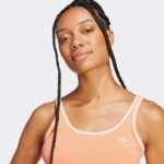 adidas Adicolor 3-Stripes Kadın Turuncu Kolsuz T-Shirt