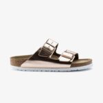 Birkenstock Arizona Sfb Nl Metallic Kadın Kahverengi Terlik