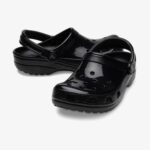 Crocs Classic High Shine Kadın Siyah Terlik