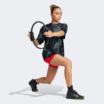 adidas Climacool Club 24/7 Graphic Kadın Mavi Antrenman T-Shirt