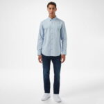 Calvin Klein Oxford Classic Erkek Gri Gömlek