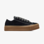 کفش کتانی پلتفرم جیر مشکی زنانه Converse چاک تیلور All Star Lift - تصویر 18