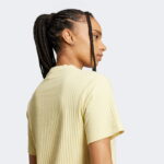 adidas Essentials Wide Rib Kadın Sarı T-Shirt