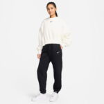 Nike Sportswear Phoenix Fleece High Rise Kadın Siyah Eşofman Altı