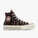 کفش کتانی پلتفرم قهوه ای زنانه Converse چاک تیلور All Star Lift - تصویر 22