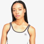 adidas Adicolor 3-Stripes Kadın Beyaz Kolsuz T-Shirt