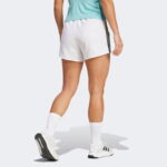adidas 3 Stripes High Rise Kadın Beyaz Antrenman Şort