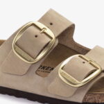 Birkenstock Arizona Big Buckle Nubuk Kadın Krem Terlik