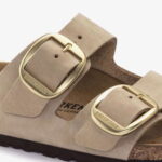 Birkenstock Arizona Big Buckle Nubuk Kadın Krem Terlik