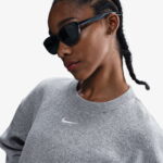 Nike Sportswear Phoenix Fleece Kadın Gri Sweatshirt