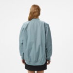 Calvin Klein Long Bomber Kadın Mavi Ceket