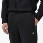 Calvin Klein Monogram Jogger Erkek Siyah Eşofman Altı
