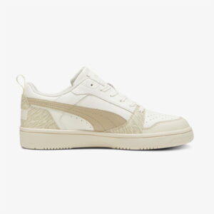 Puma Rebound V6 Low Animal Fever Kadın Bej Spor Ayakkabı