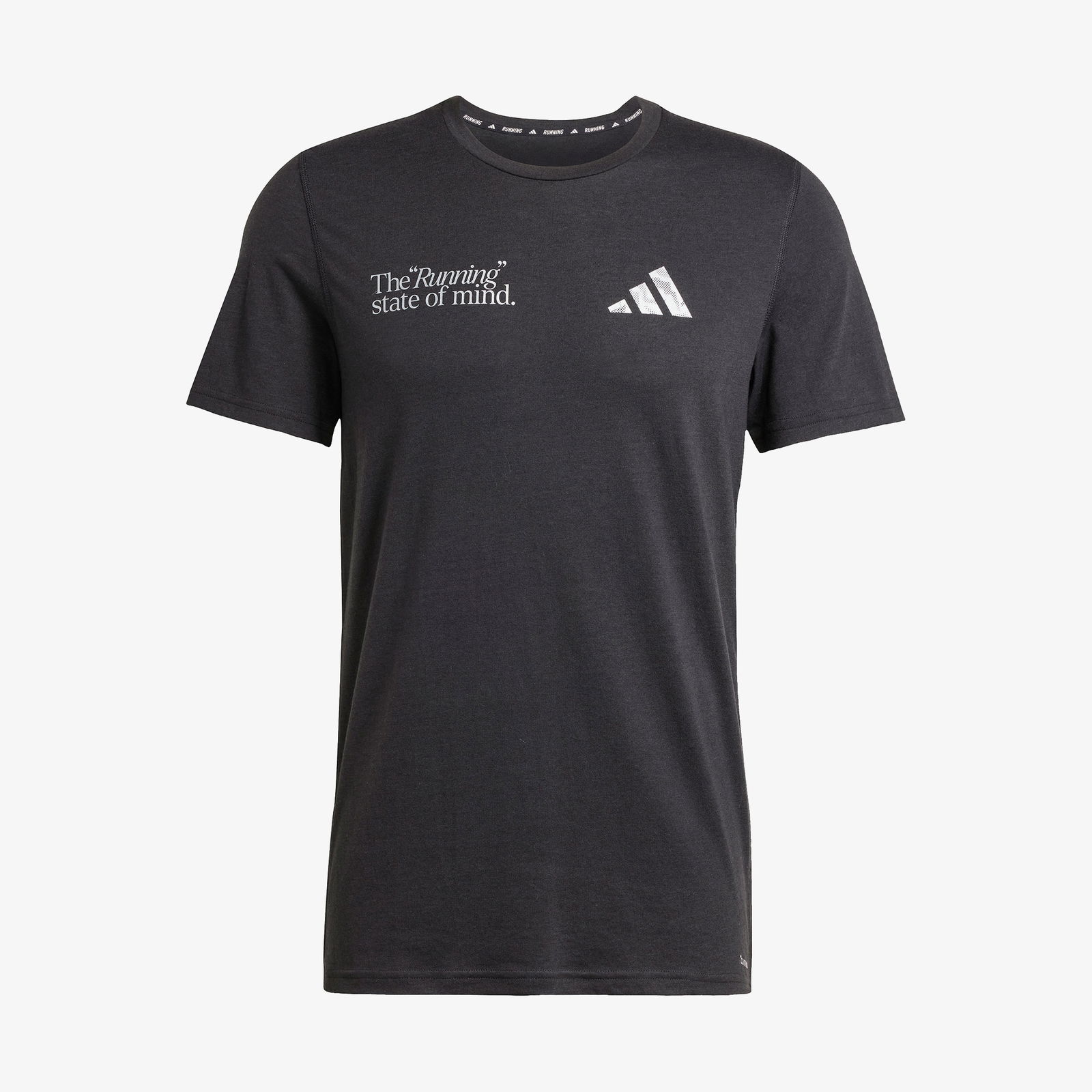 17Cba3C7-42F1-4E4B-A793-6E910B3Be16B_Size2000X2000_Cropcenter Adidas Ultimate Metallic Graphic Erkek Siyah Koşu T-Shirt