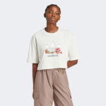 adidas Love Lift Us Up Kadın Beyaz Crop T-Shirt