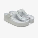 Birkenstock Gizeh Platform Flex Kadın Gri Terlik