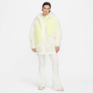 Nike Sportswear Sherpa Kadın Beyaz Ceket
