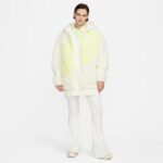 Nike Sportswear Sherpa Kadın Beyaz Ceket