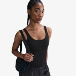 Nike Sportswear Chill Knit Kadın Siyah Kolsuz T-Shirt