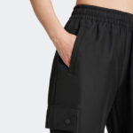 adidas Essentials Woven Kadın Kargo Siyah Eşofman Altı