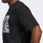 adidas Basketball State Of Mind Graphic Erkek Siyah T-Shirt