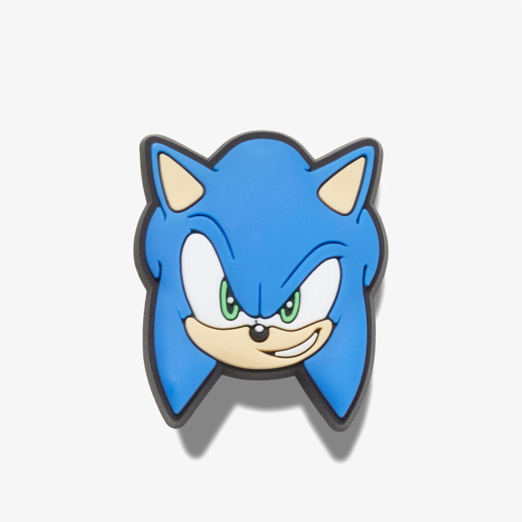 Crocs Sonic The Hedge Hog Head Rozet رنگی
