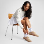 Converse Run Star Trainer Suede Bej Yeşil Sneaker