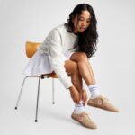 Converse Run Star Trainer Suede Bej Yeşil Sneaker