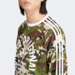 adidas Originals Camo Ls Cali Hf Erkek Beyaz T-Shirt