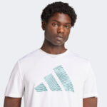 adidas Adi365 Running Essentials Brand Love Erkek Beyaz Koşu T-Shirt