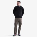 ژاکت مردانه نایک کلوب کرو مشکی - تصویر 20