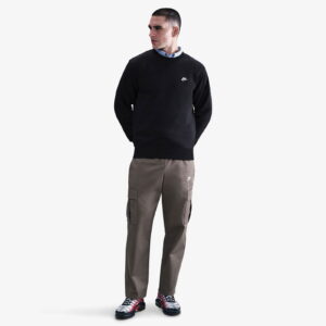 Nike Club Crew Erkek Siyah Sweatshirt