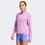 adidas Own The Run Kadın Mor Koşu Sweatshirt