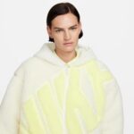 Nike Sportswear Sherpa Kadın Beyaz Ceket