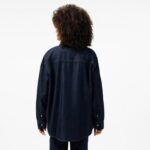 Calvin Klein Oversized Denim Kadın Lacivert Gömlek