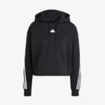 adidas Future Icons 3-Stripes Kadın Siyah Günlük Sweatshirt