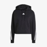adidas Future Icons 3-Stripes Kadın Siyah Günlük Sweatshirt