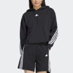adidas Future Icons 3-Stripes Kadın Siyah Günlük Sweatshirt