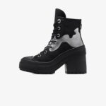 Converse Chuck 70 De Luxe Heel Chrome Unisex Siyah Platform Sneaker